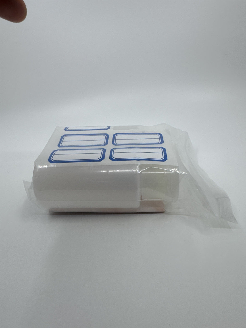 Set of Two Empty Refillable Push-Down Pump Plastic Bottles W/ Labels