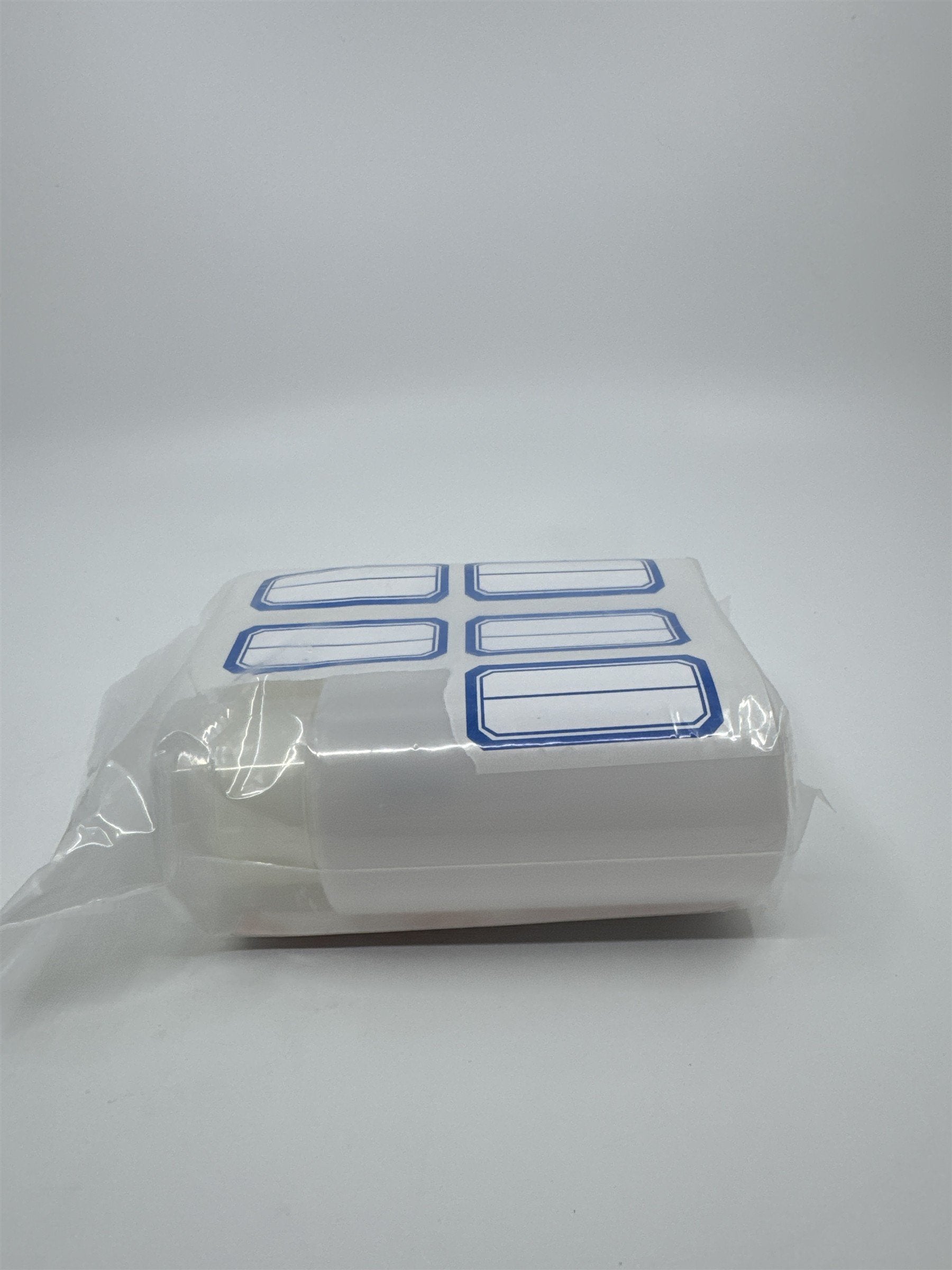 Set of Two Empty Refillable Push-Down Pump Plastic Bottles W/ Labels