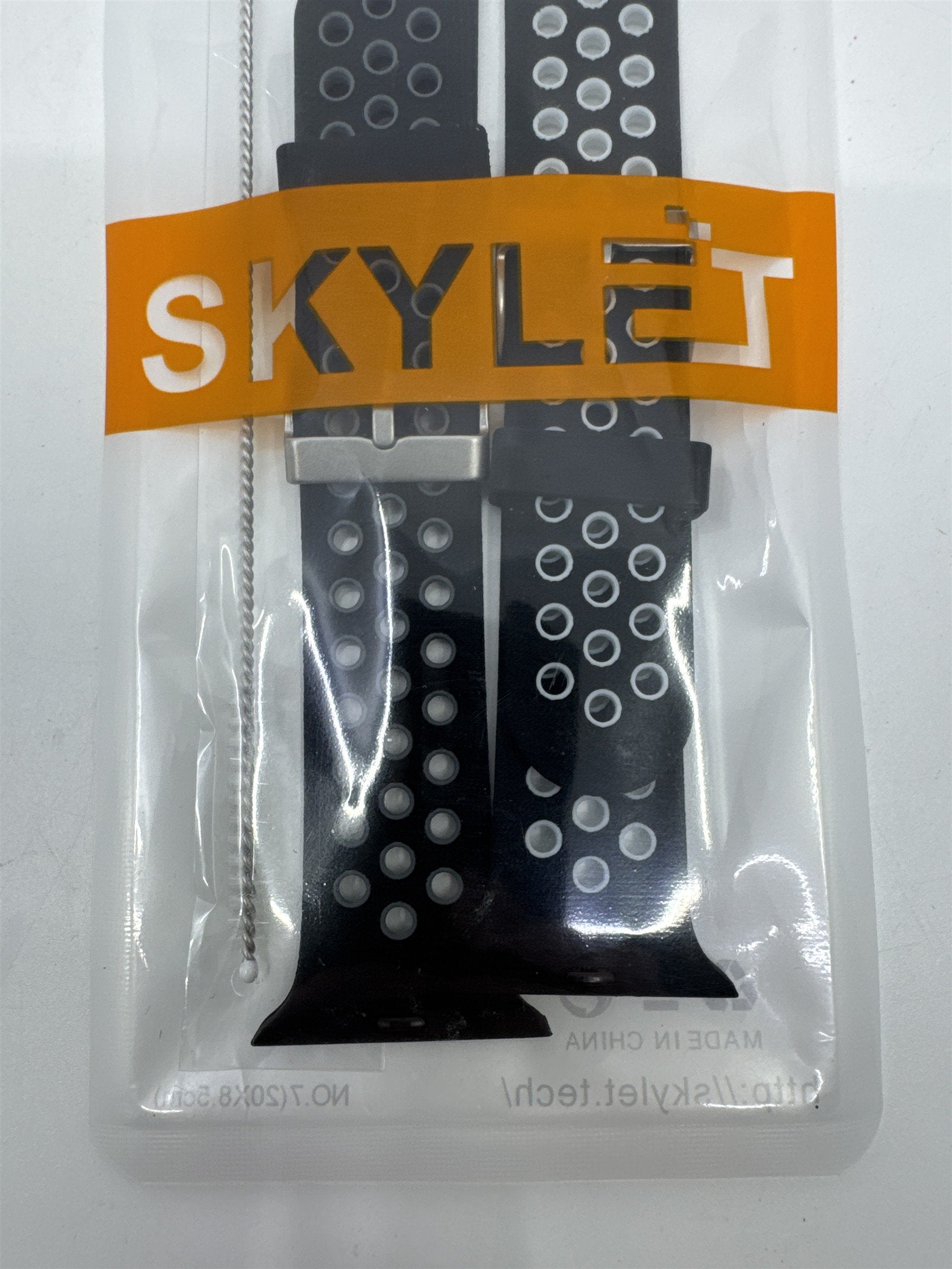 Skylet Sport Black And White And Black and Grey Apple Watch Bands 38mm/40mm NEW