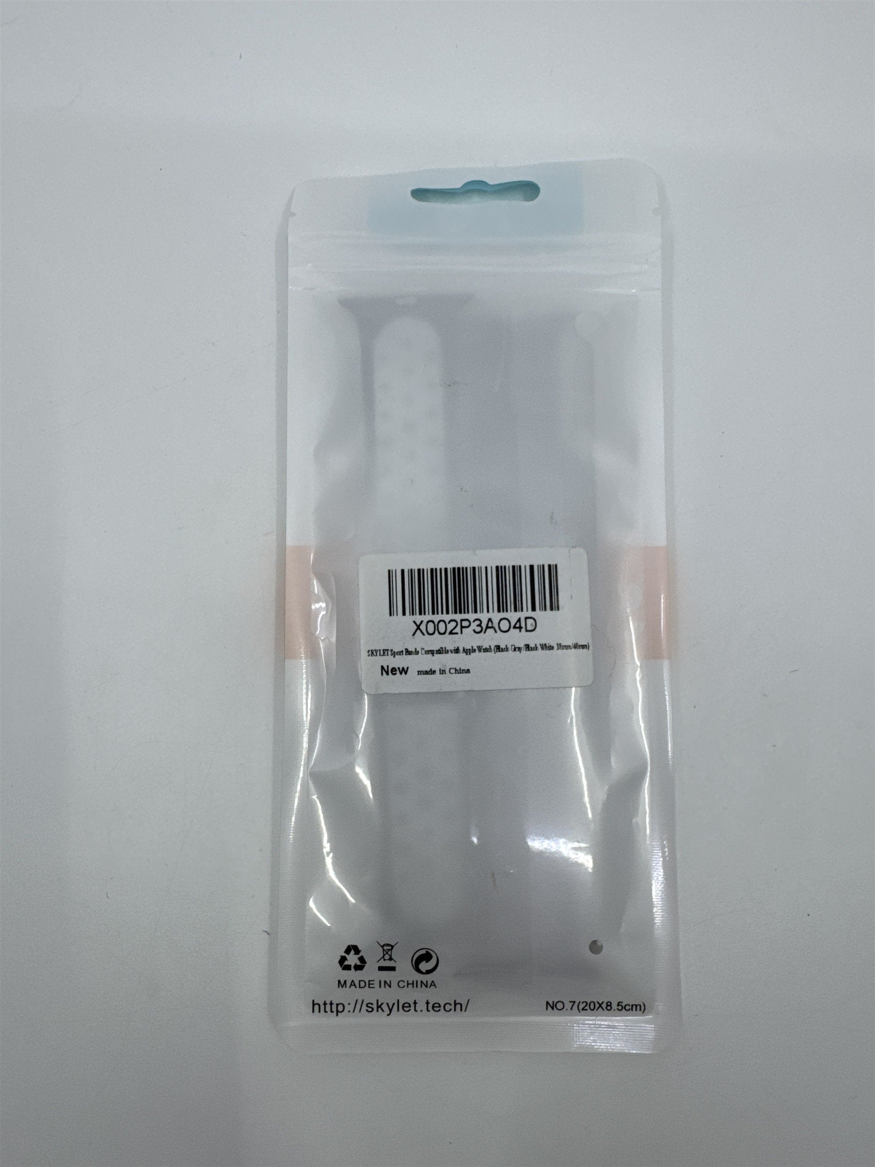 Skylet Sport Black And White And Black and Grey Apple Watch Bands 38mm/40mm NEW
