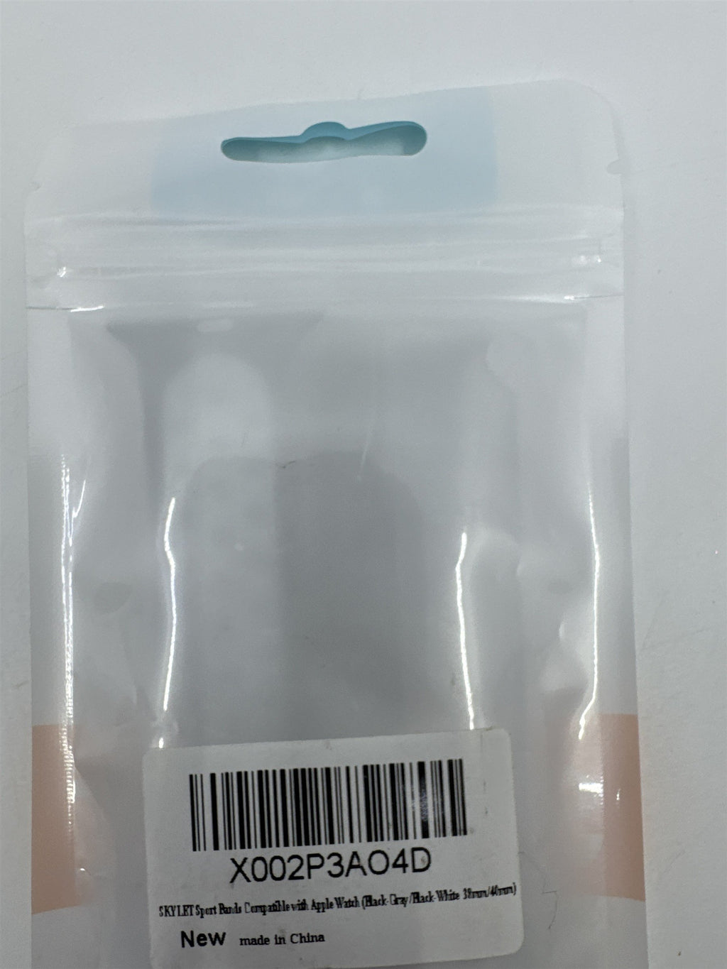 Skylet Sport Black And White And Black and Grey Apple Watch Bands 38mm/40mm NEW