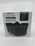 BLKSMITH Beer Pong Matte Black Edition 24 16 Oz Cups and 4 Balls New