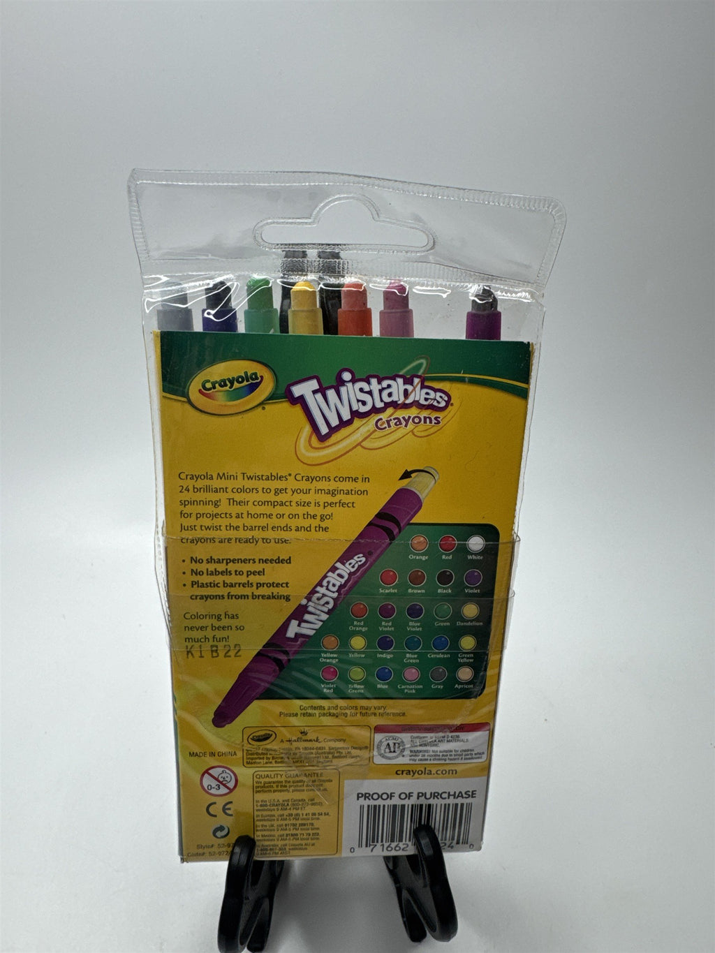 Crayola 2012 Set of 23 Twistables Twist Crayons (No Sharpening) DANDELION OPEN
