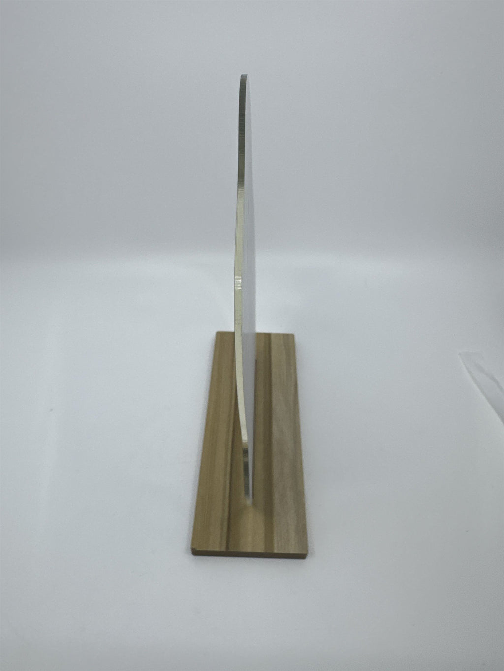 Decorative Modern Cloud Shaped Table Top Mirror W/ Wooden Stand Dorm/Bathroom
