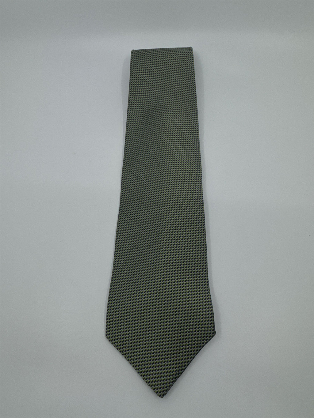 Izod Green Mini Square Patterned Men's Neck Tie