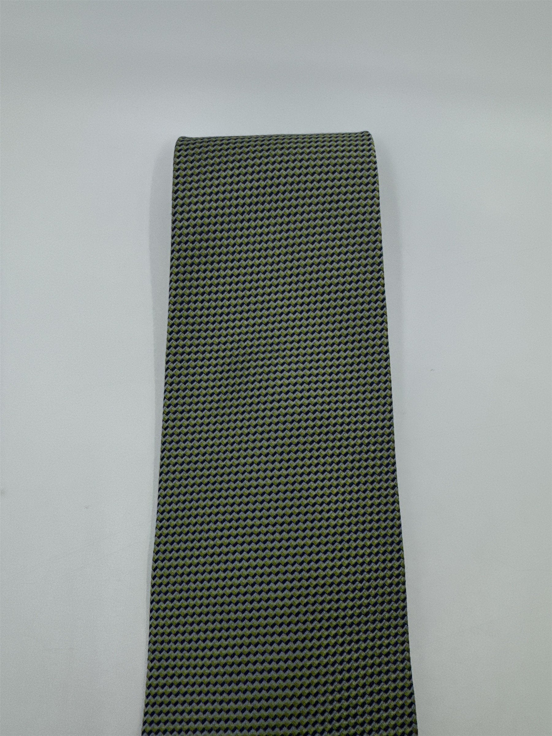 Izod Green Mini Square Patterned Men's Neck Tie