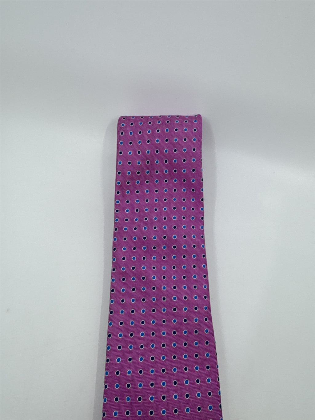 Dockers Pink Men's Neck Tie W/ Blue Circles