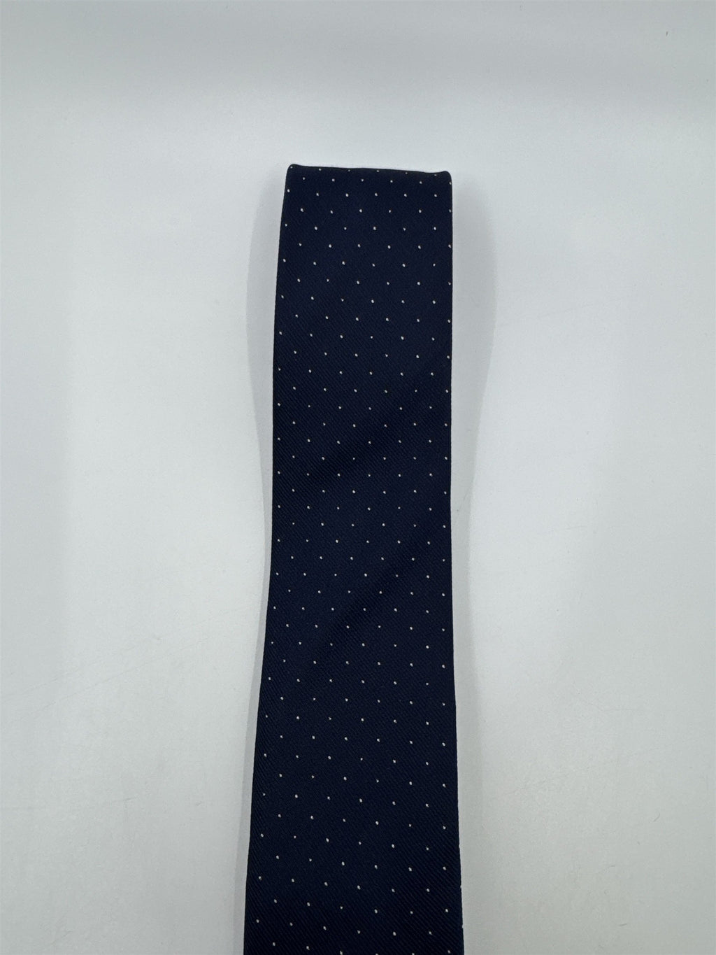 J.Crew The Silk Tie Blue Men's Neck Tie W/ White Dots