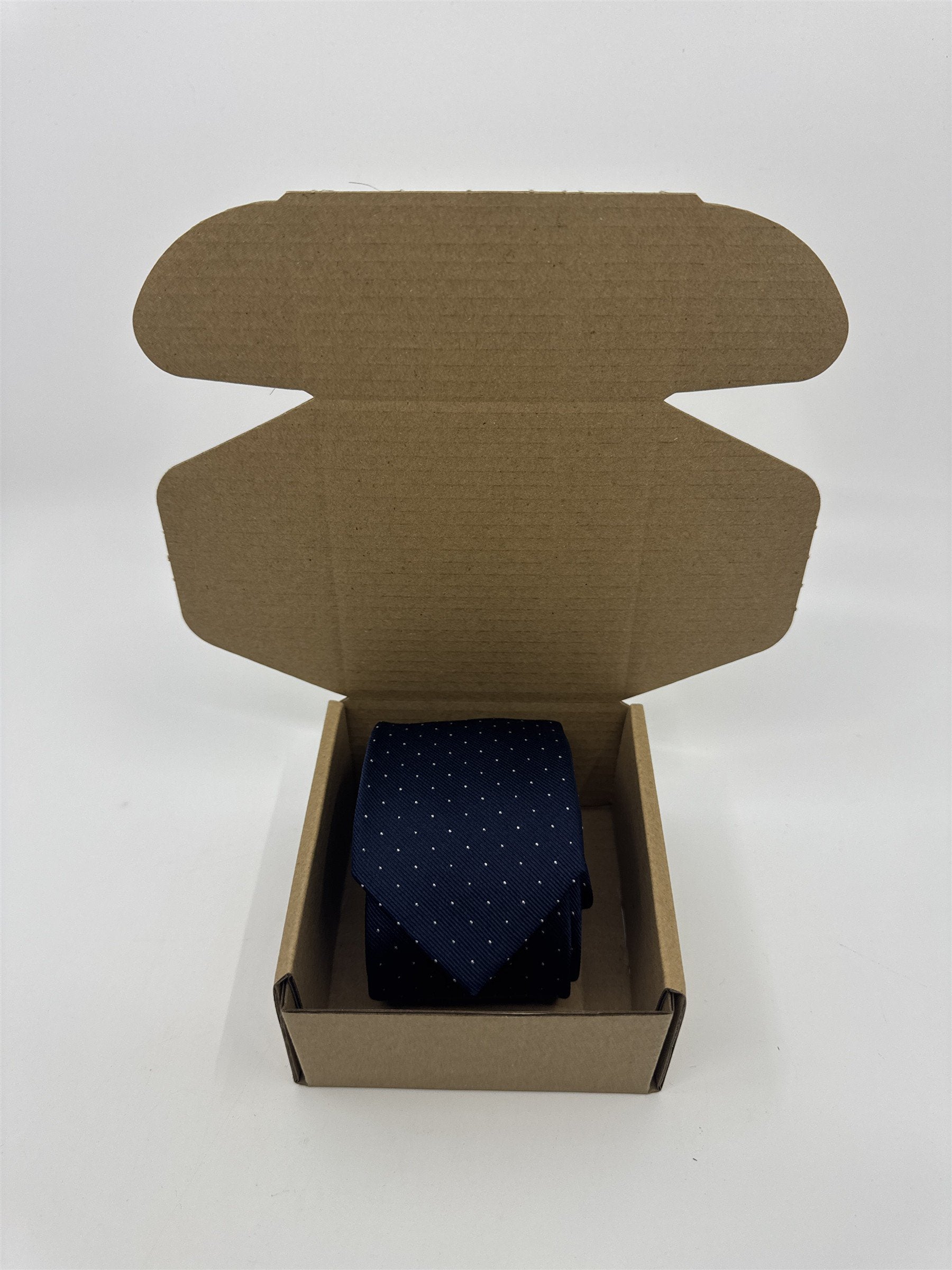 J.Crew The Silk Tie Blue Men's Neck Tie W/ White Dots