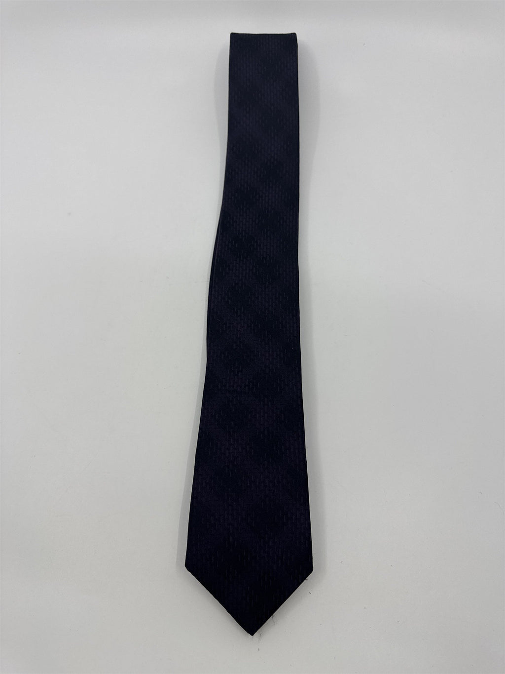 Marc Anthony Black And Purple Men's Neck Tie