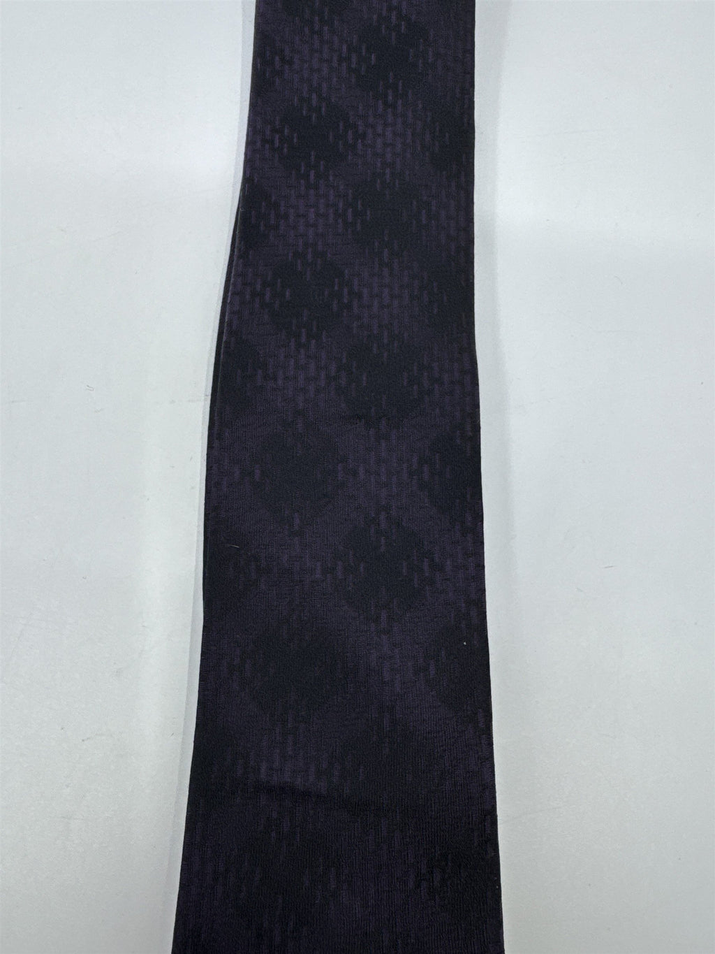 Marc Anthony Black And Purple Men's Neck Tie
