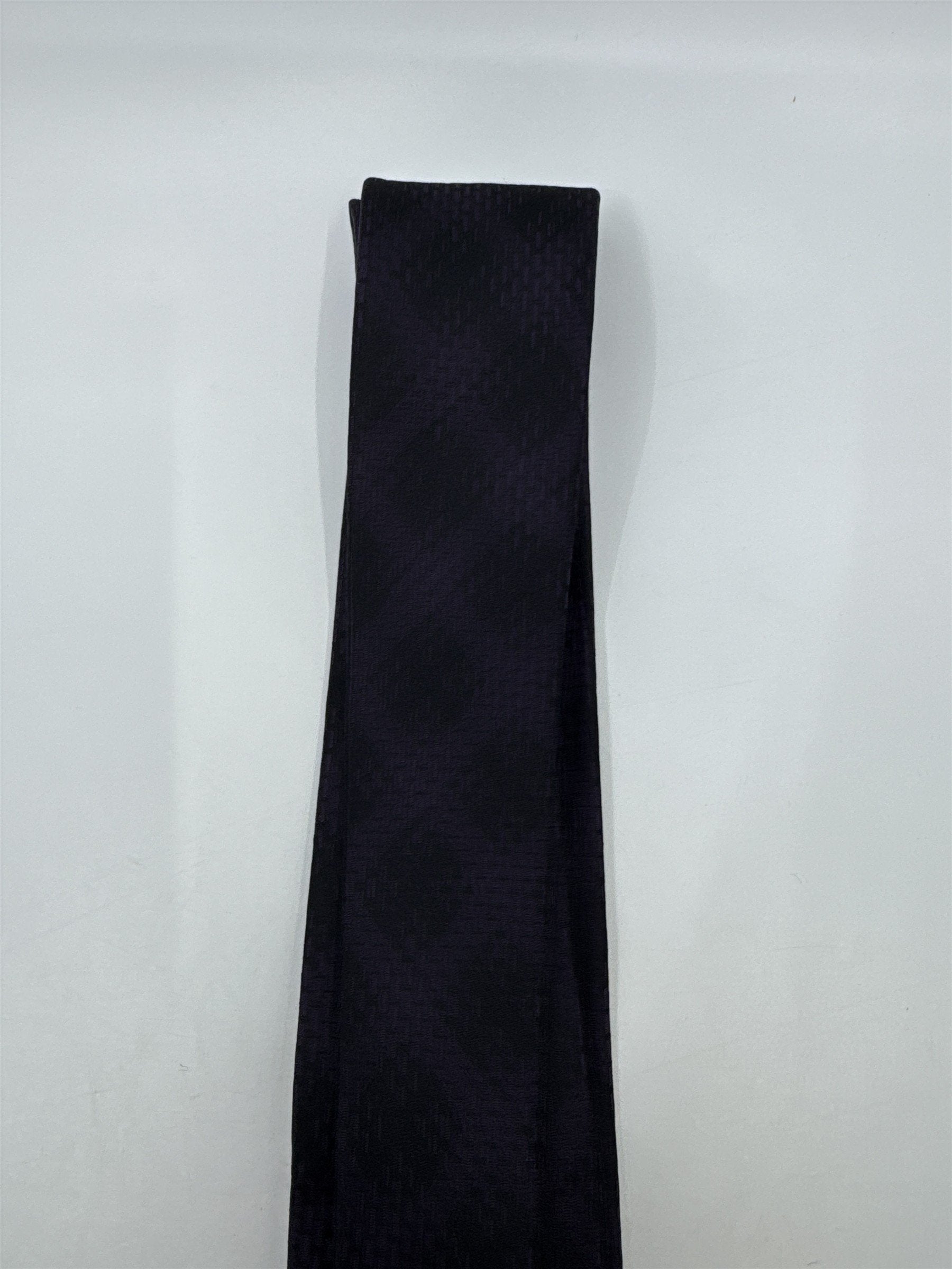 Marc Anthony Black And Purple Men's Neck Tie