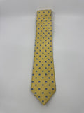 Jos. A. Bank Executive Collection Yellow Men's Neck Tie W/ Blue Squares