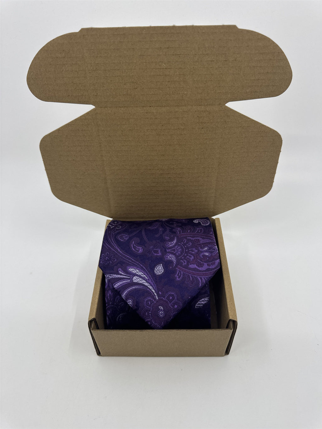 Sean John Purple Paisley Pattern Men's Neck Tie