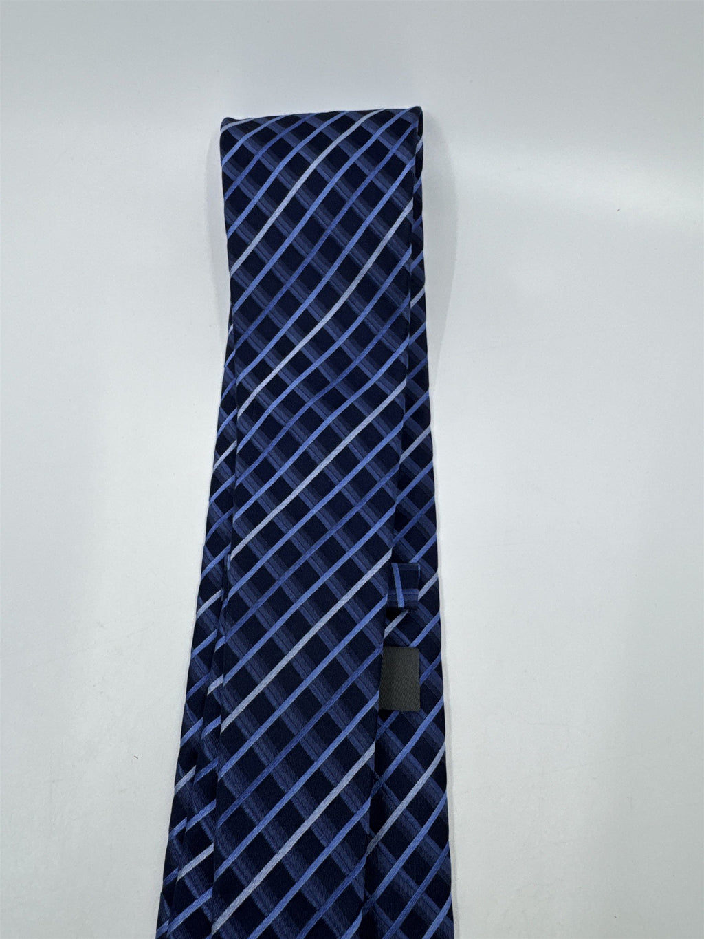 Kenneth Cole Reaction Blue Striped Men's Neck Tie