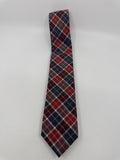 Nautica Red, Blue And Yellow Plaid Men's Neck Tie