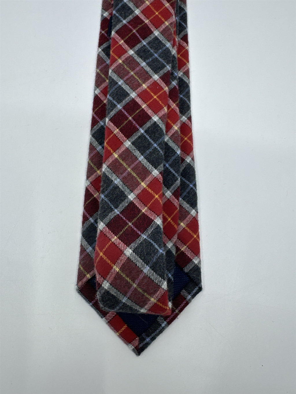 Nautica Red, Blue And Yellow Plaid Men's Neck Tie