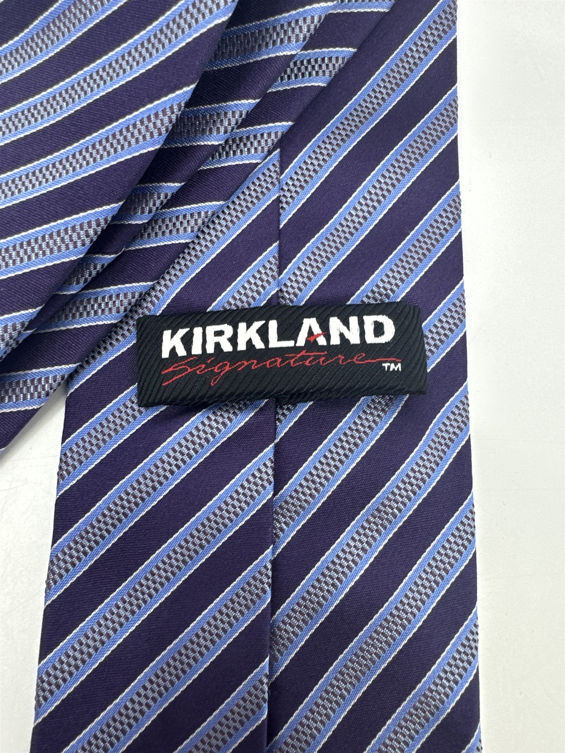 Kirkland Signature Blue and Grey Men's Neck Tie