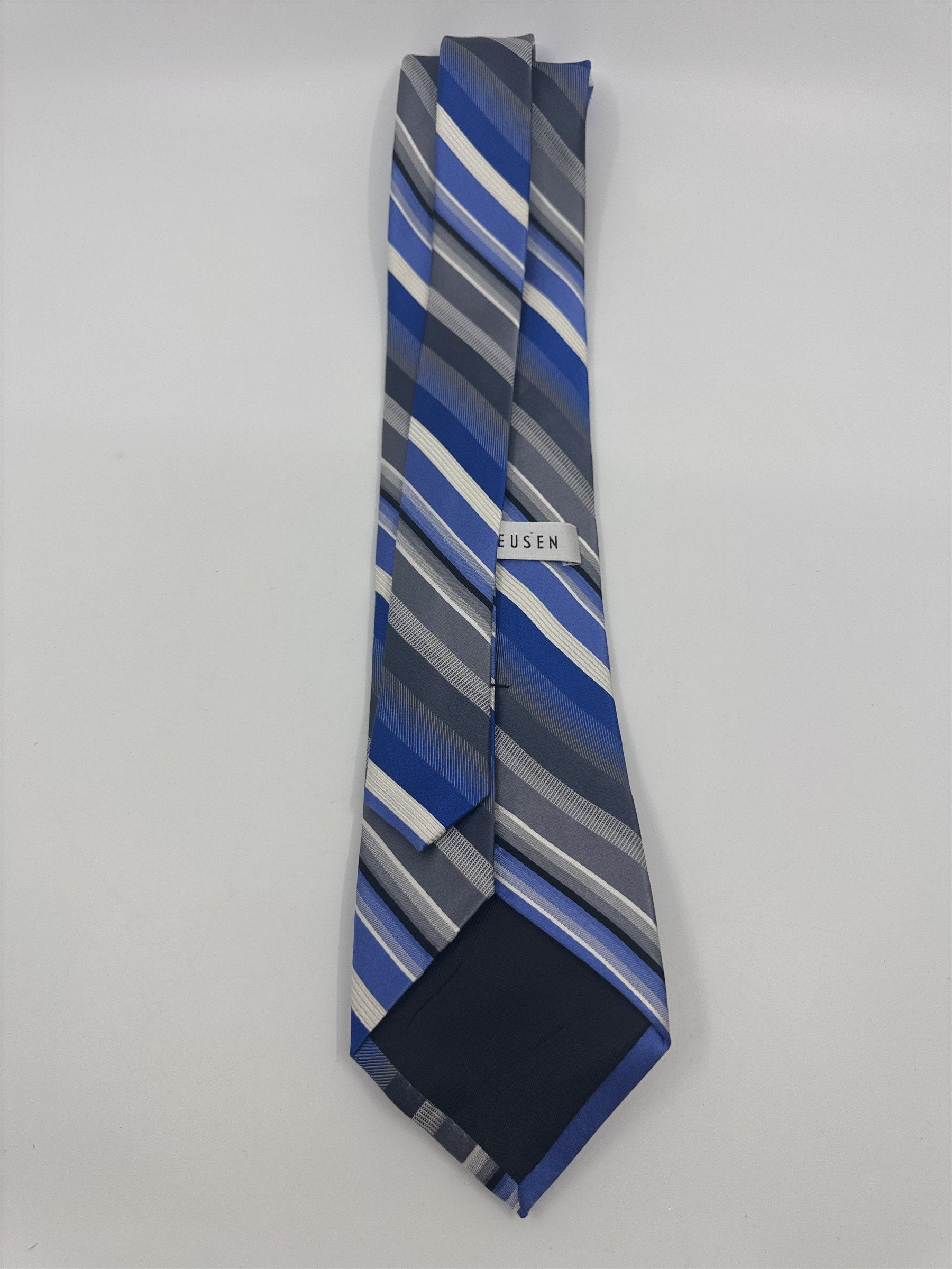 Van Heusen Blue, White And Grey Men's Neck Tie