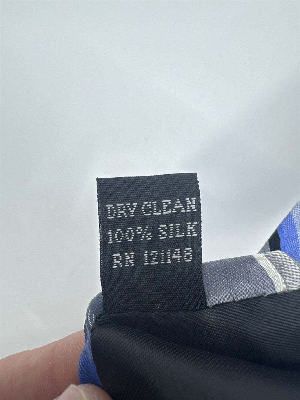 Van Heusen Blue, White And Grey Men's Neck Tie