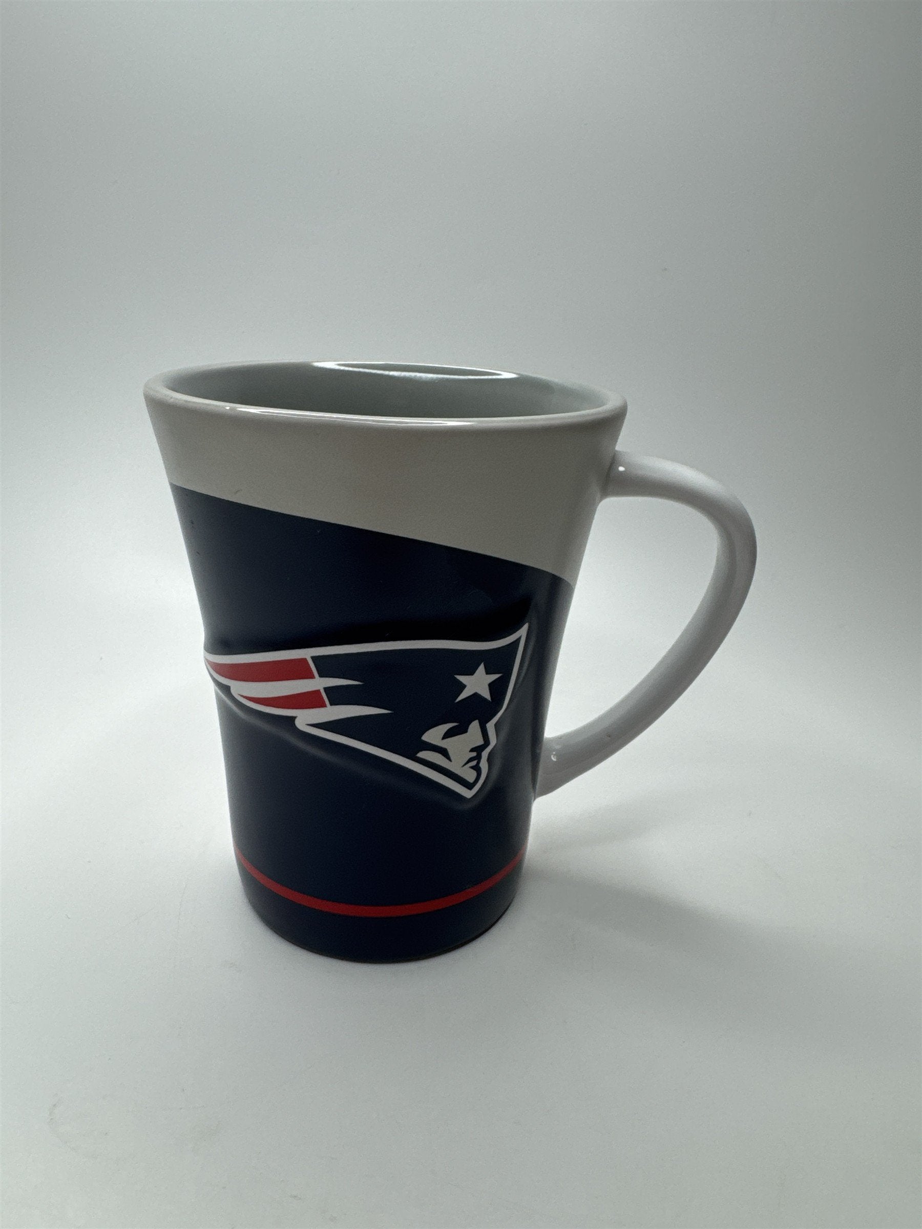 NFL Patriots Mug Embossed Logo Heavy Ceramic Official Mug