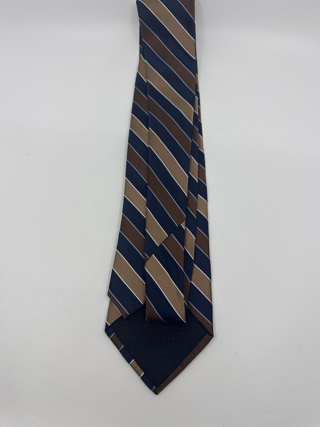 Jones New York Brown And Blue Striped Men's Neck Tie