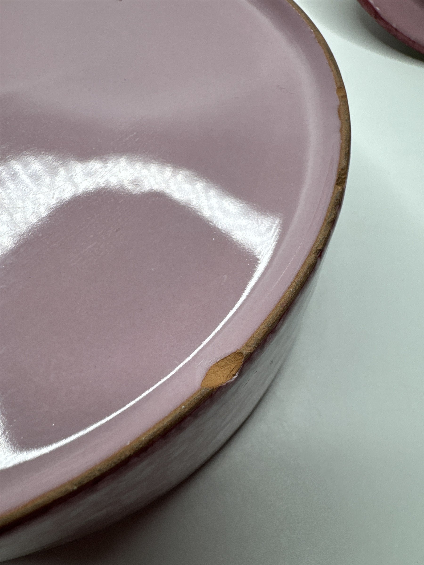Vintage Handmade Italian Pink Marbled Floral Covered Jewelry Trinket Dish Heart