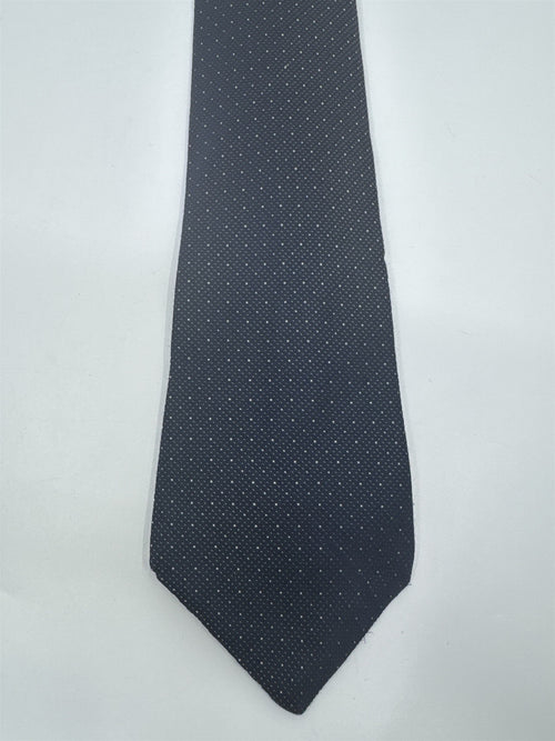 Calvin Klein Blue Men's Neck Tie W/ White Dots