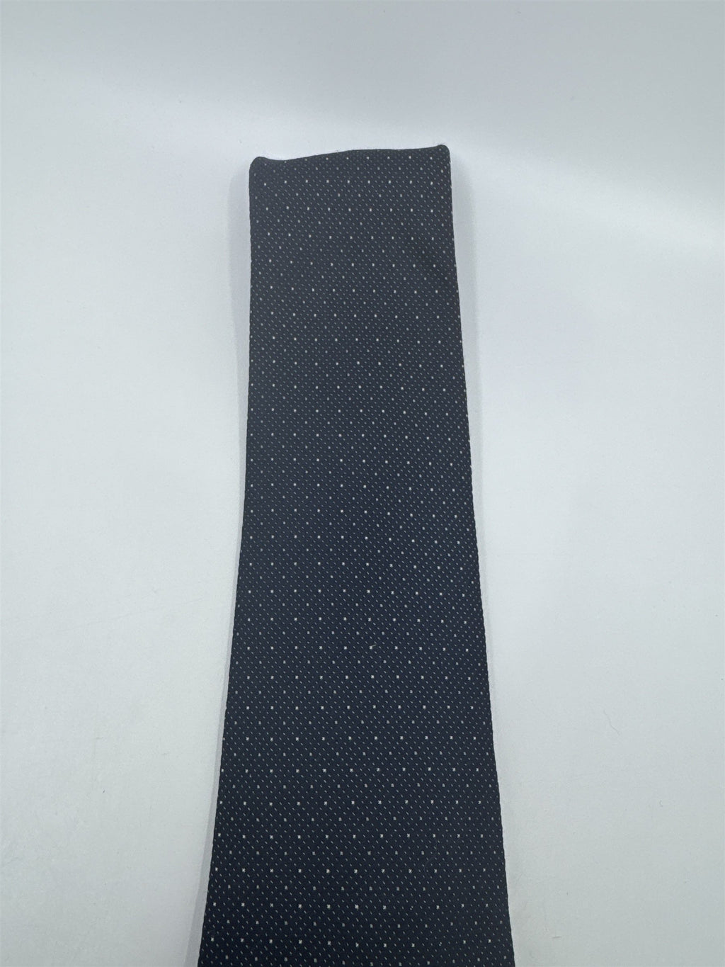 Calvin Klein Blue Men's Neck Tie W/ White Dots