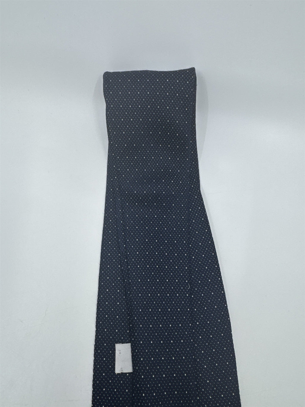 Calvin Klein Blue Men's Neck Tie W/ White Dots