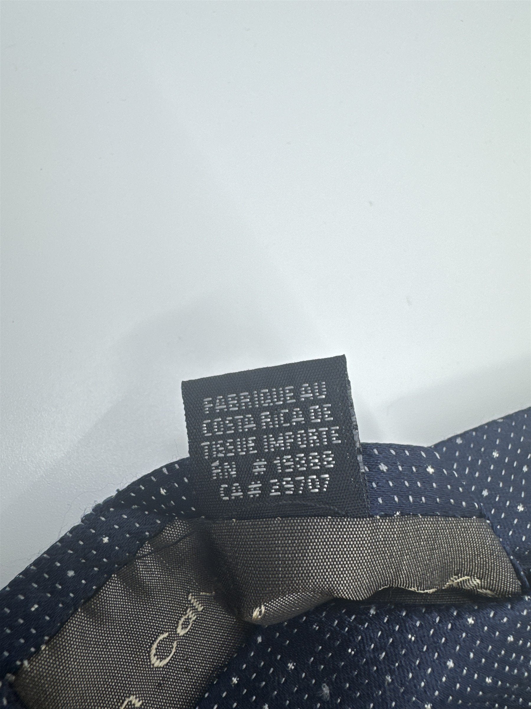 Calvin Klein Blue Men's Neck Tie W/ White Dots