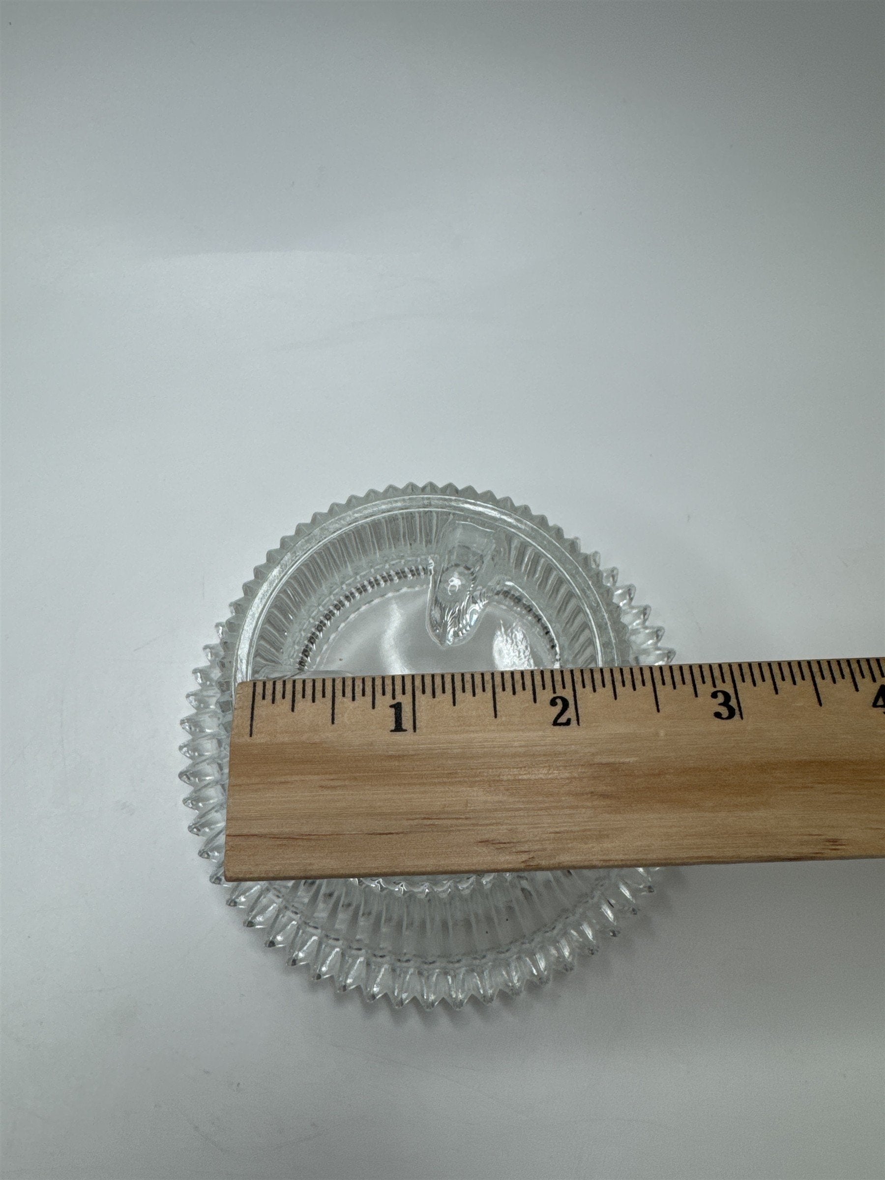 Vintage Crystal Hurricane Candle Stick Holder Lamp Base (BASE ONLY) EUC MCM