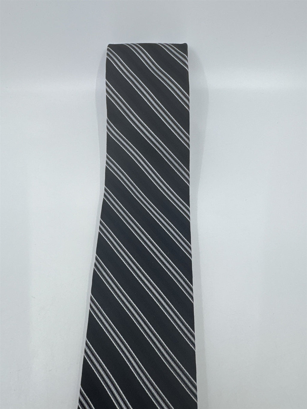 Stafford Tailored Culture Black, White And Silver Men's Neck Tie