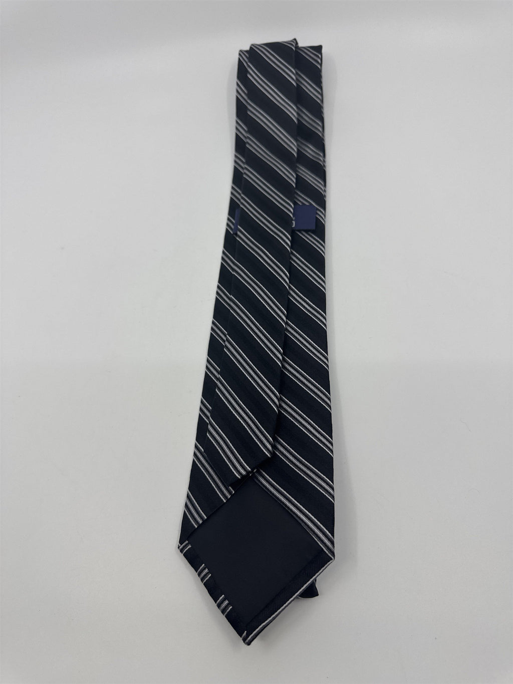 Stafford Tailored Culture Black, White And Silver Men's Neck Tie