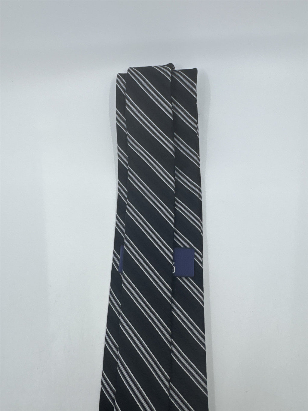 Stafford Tailored Culture Black, White And Silver Men's Neck Tie