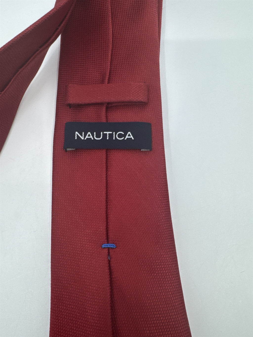 Nautica 100% Silk Red Men's Neck Tie