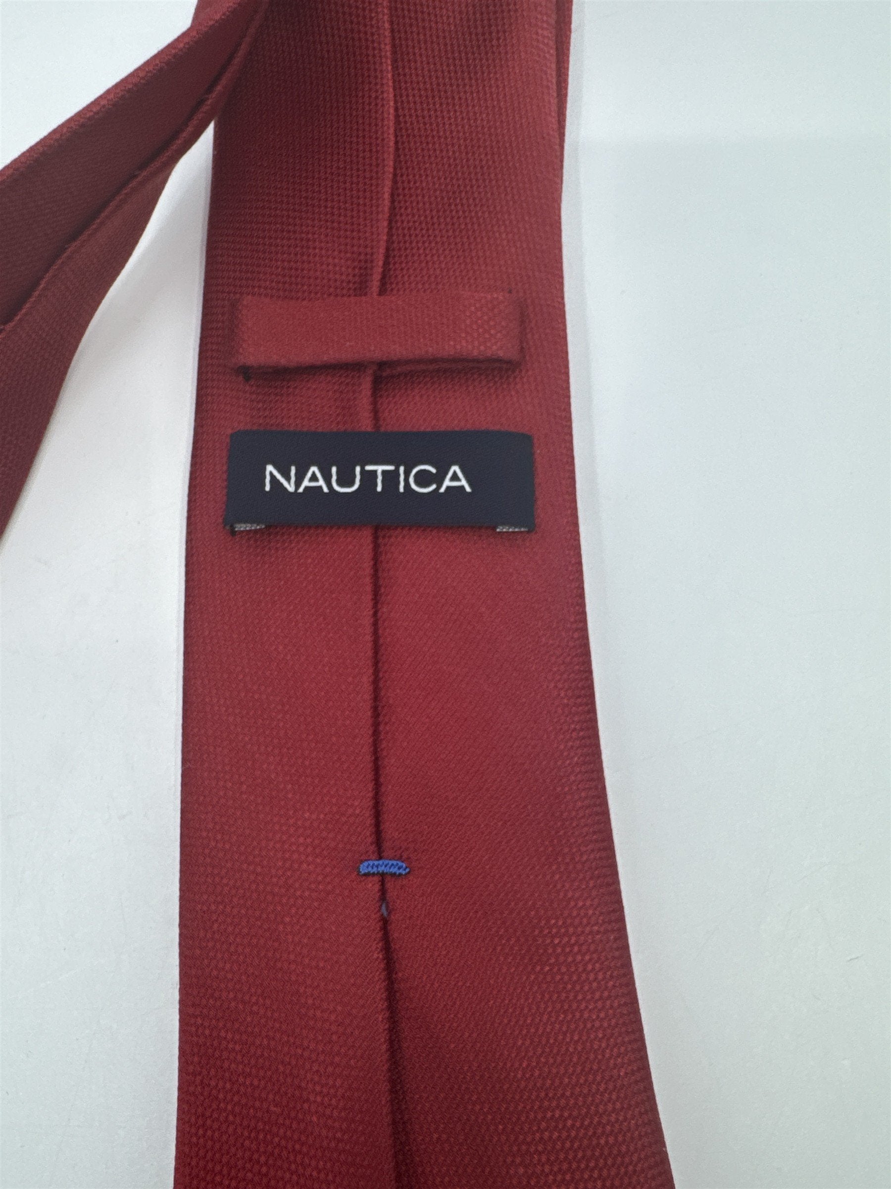 Nautica 100% Silk Red Men's Neck Tie