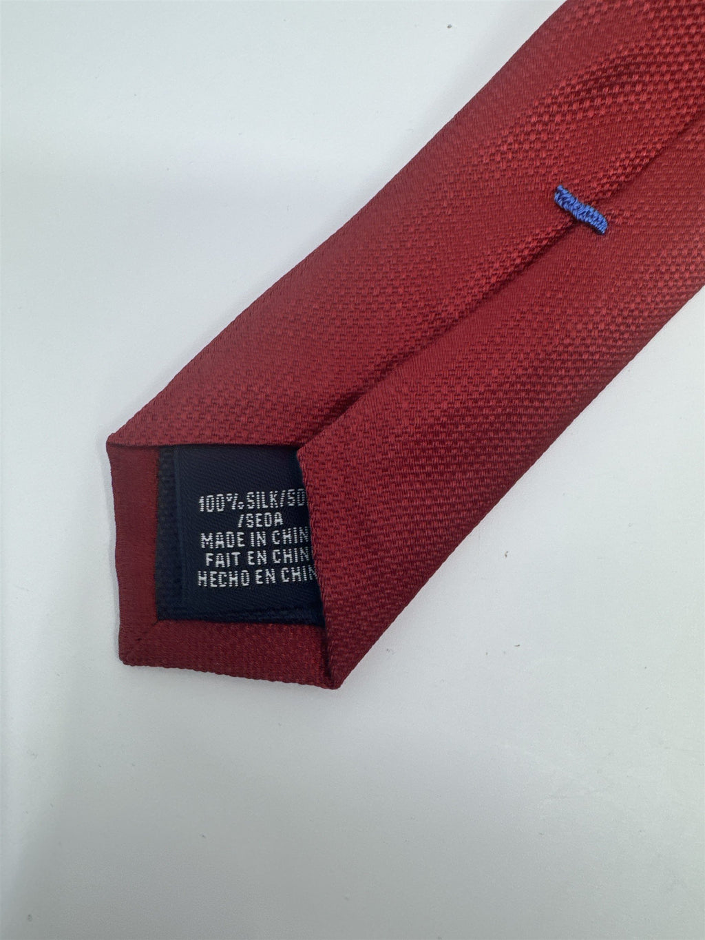 Nautica 100% Silk Red Men's Neck Tie