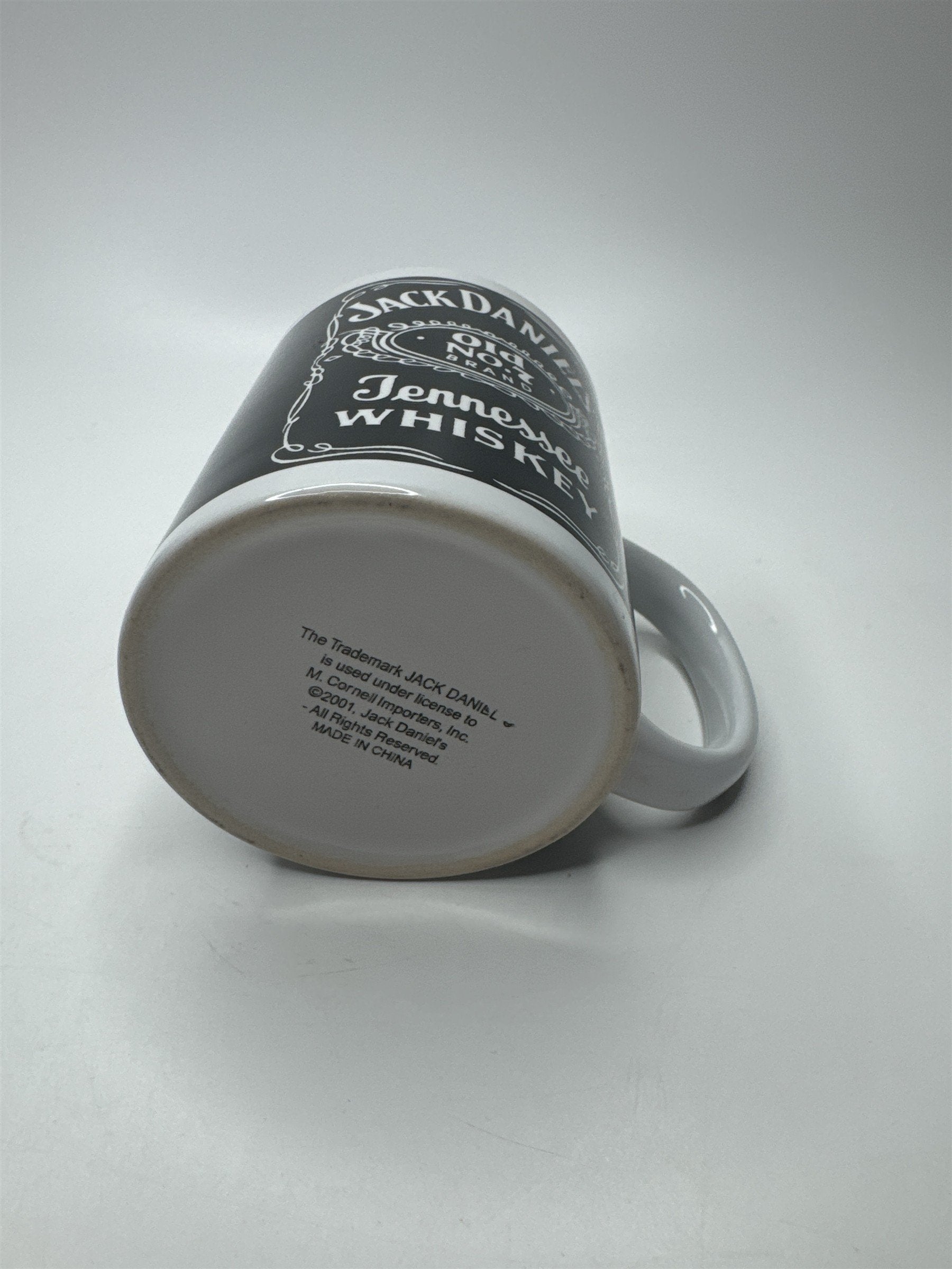 Jack Daniels Old No 7 Tennessee Whiskey Coffee Cup Collectible Mug 2001 Cornell