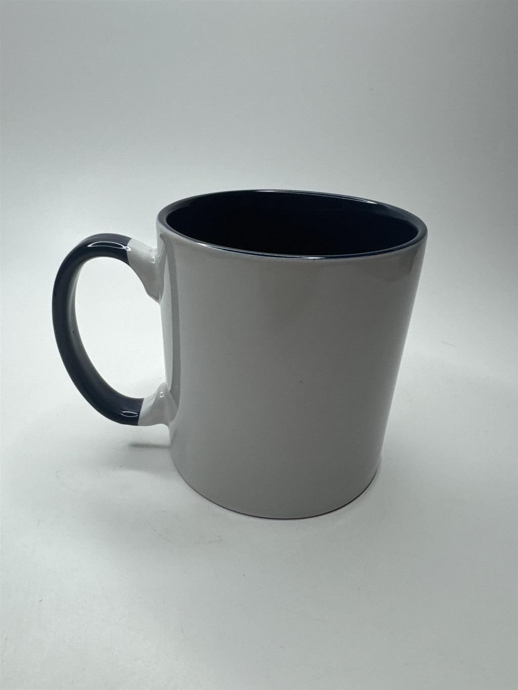 Ceramic Heavy Duty Embossed Blue and White Peace Fingers Stars & Stripes Mug