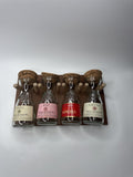 Paul Masson Wine Carafe Spice Rack Gift Set in Box VTG 70s Wine Country 4 Bottle