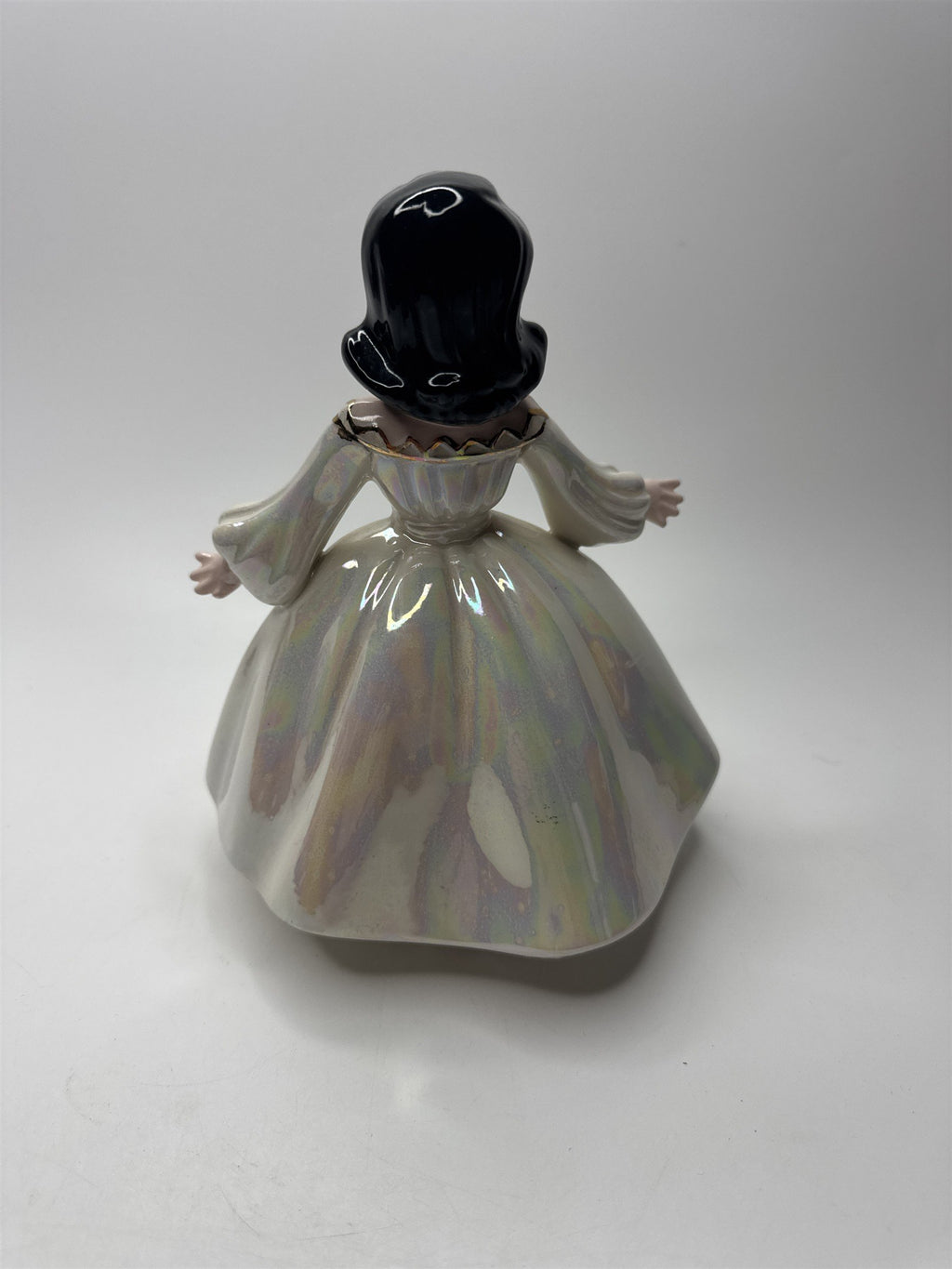 Vintage Holland Mold MCM Southern Belle Girl Figurine 1950s White Dress Topper