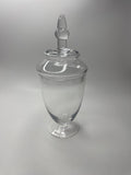 10.5" Tall Glass Apothecary Jar - Large Storage Canister Candy Bar Decor
