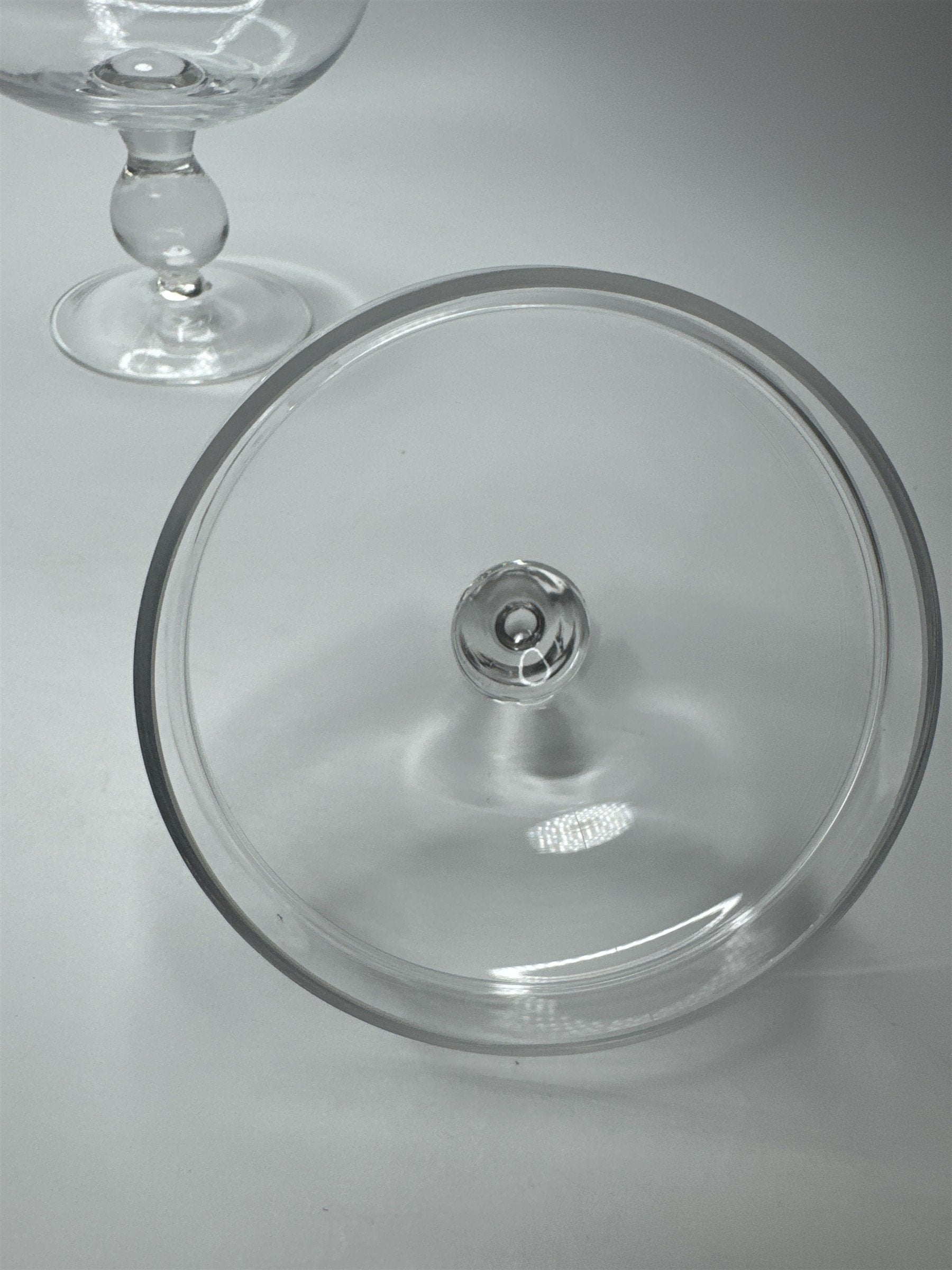 8" Tall Glass Apothecary Jar - Medium Storage Canister Candy Bar Decor