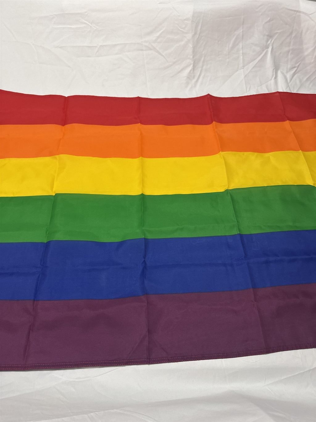 Large Rainbow Pride Flag /w 2 Grommets for Hanging