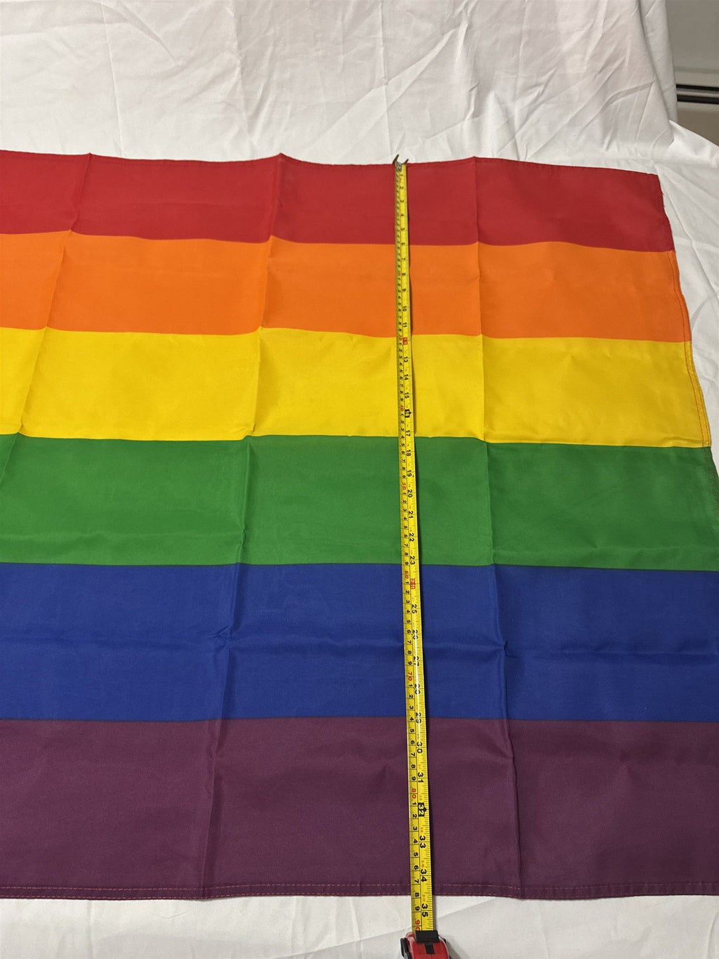 Large Rainbow Pride Flag /w 2 Grommets for Hanging