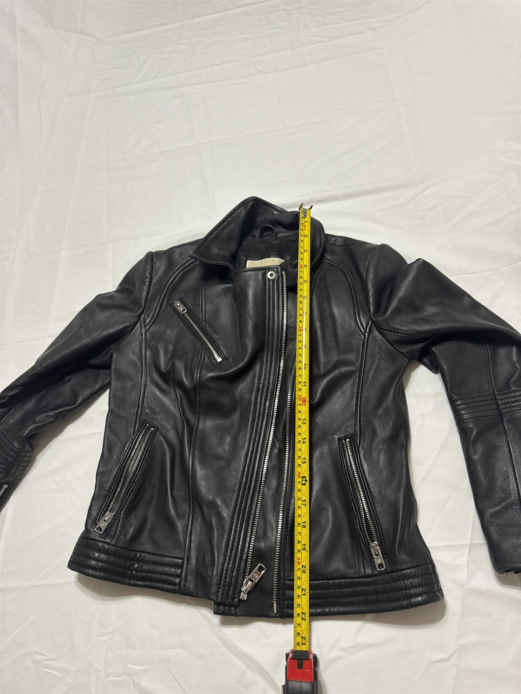 Womens Size Small Michael Kors Black Motorcycle Biker Jacket