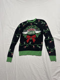 Mens FRIENDS Central Perk Celebrate Together Size Small Ugly Christmas Sweater