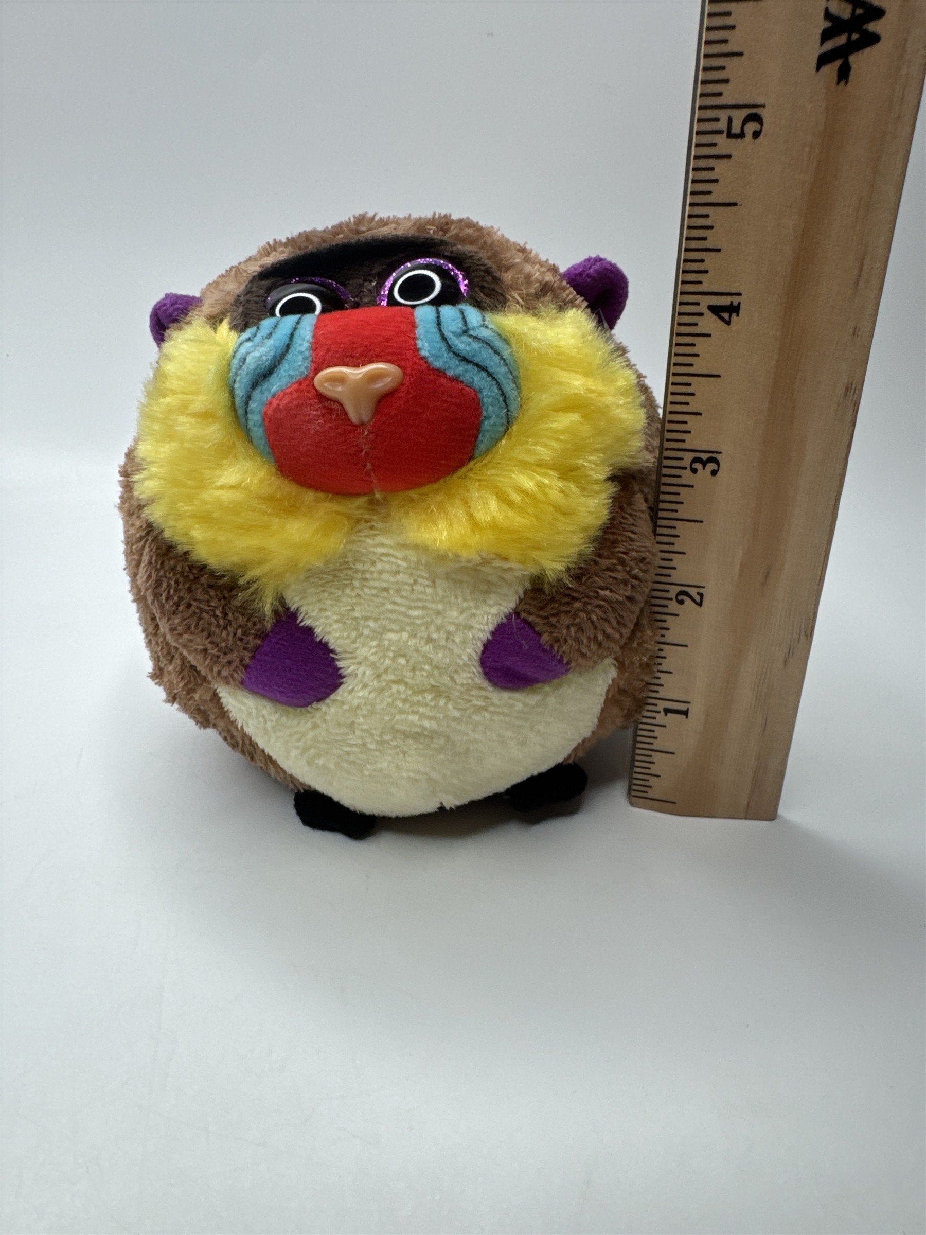 TY Beanie Ballz CHARLIE The Baboon Plush 5" Beanie Baby Toy