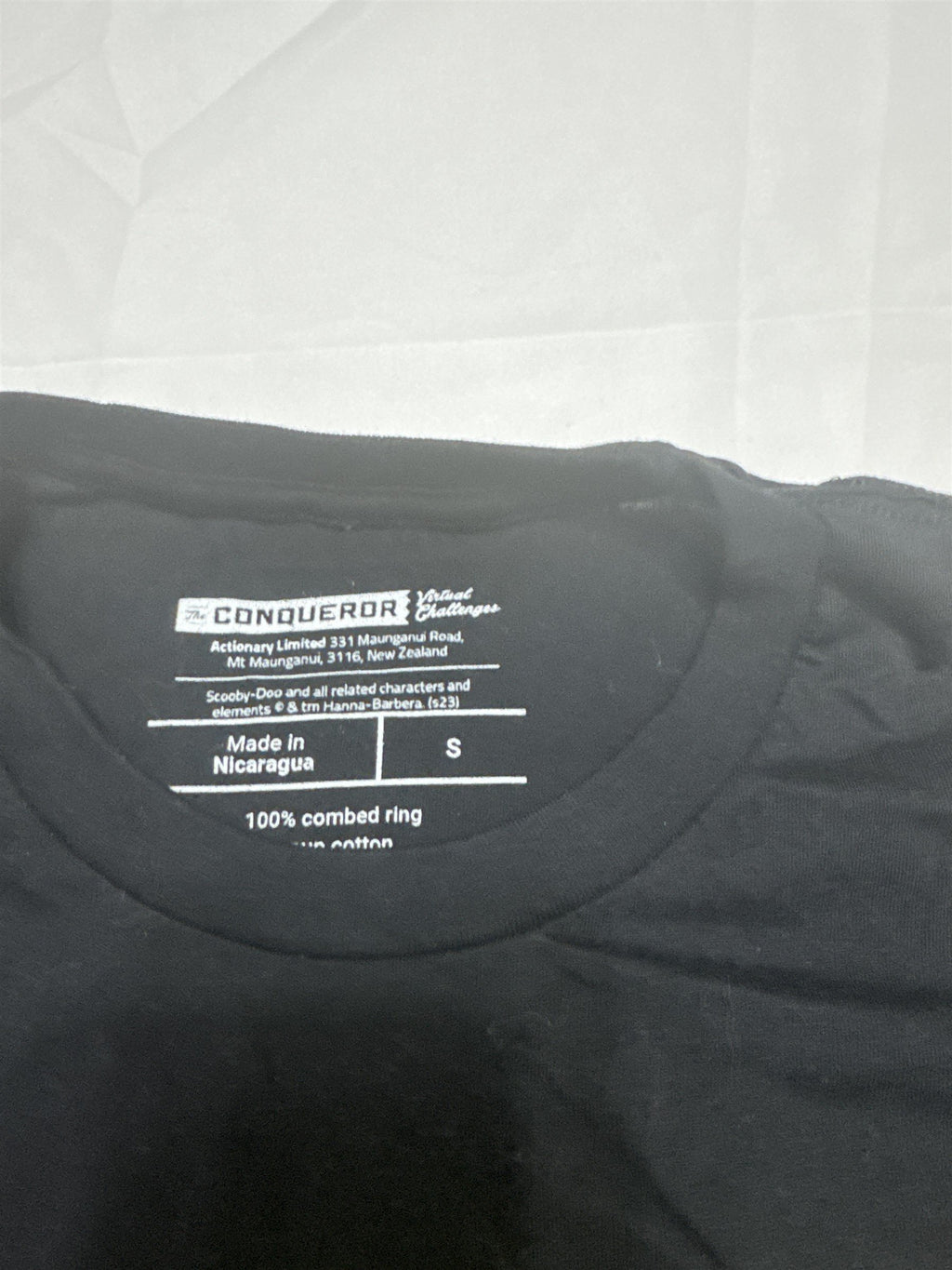 Mens Small The Conqueror Scooby-Doo! Virtual Challenge Reward T-Shirt